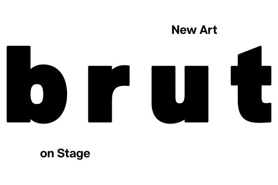 Text im Bild: brut Wien Logo gefolgt vom Claim "New Art on Stage". Darunter steht "Stellenausschriebung: Stellenausschreibung: Künstlerische Geschäftsführung (w/m/d) brut / Koproduktionshaus Wien GmbH"