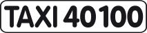 Logo: Taxi 40100